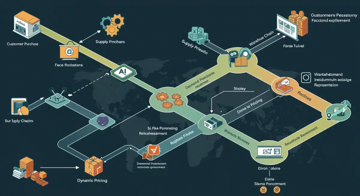AI data flow in retail supply chain optimization