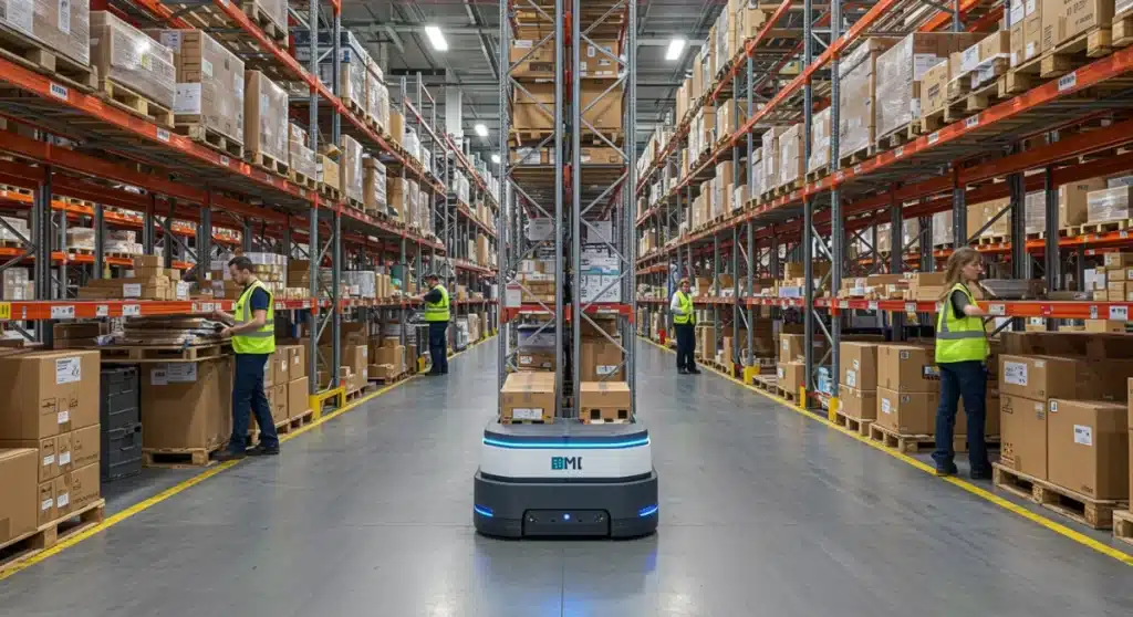 Robotics in US Warehousing: Cutting Retail Costs by 20% in 2025