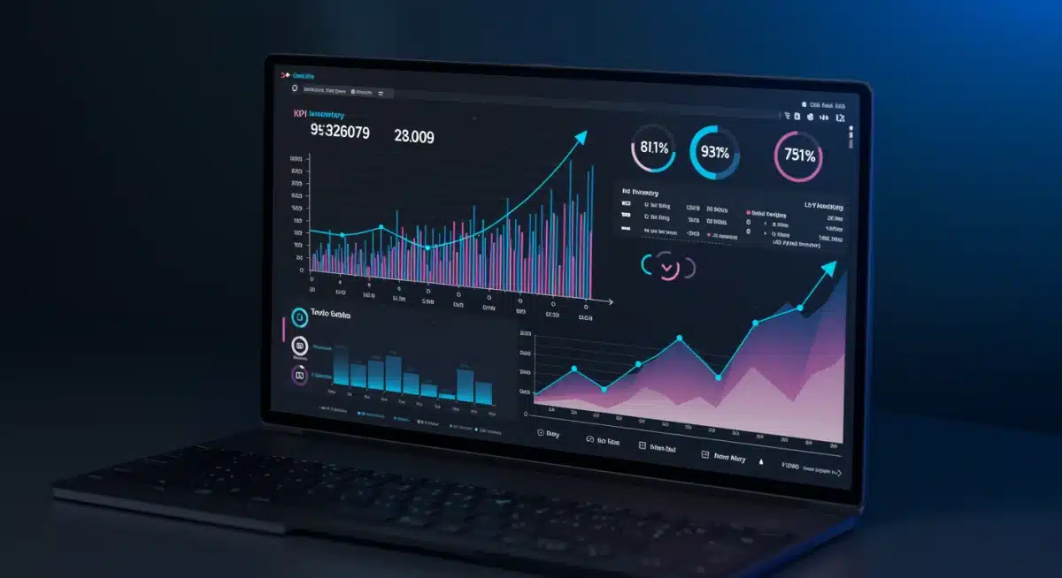 E-commerce dashboard showing Q3 2025 sales growth and inventory management.