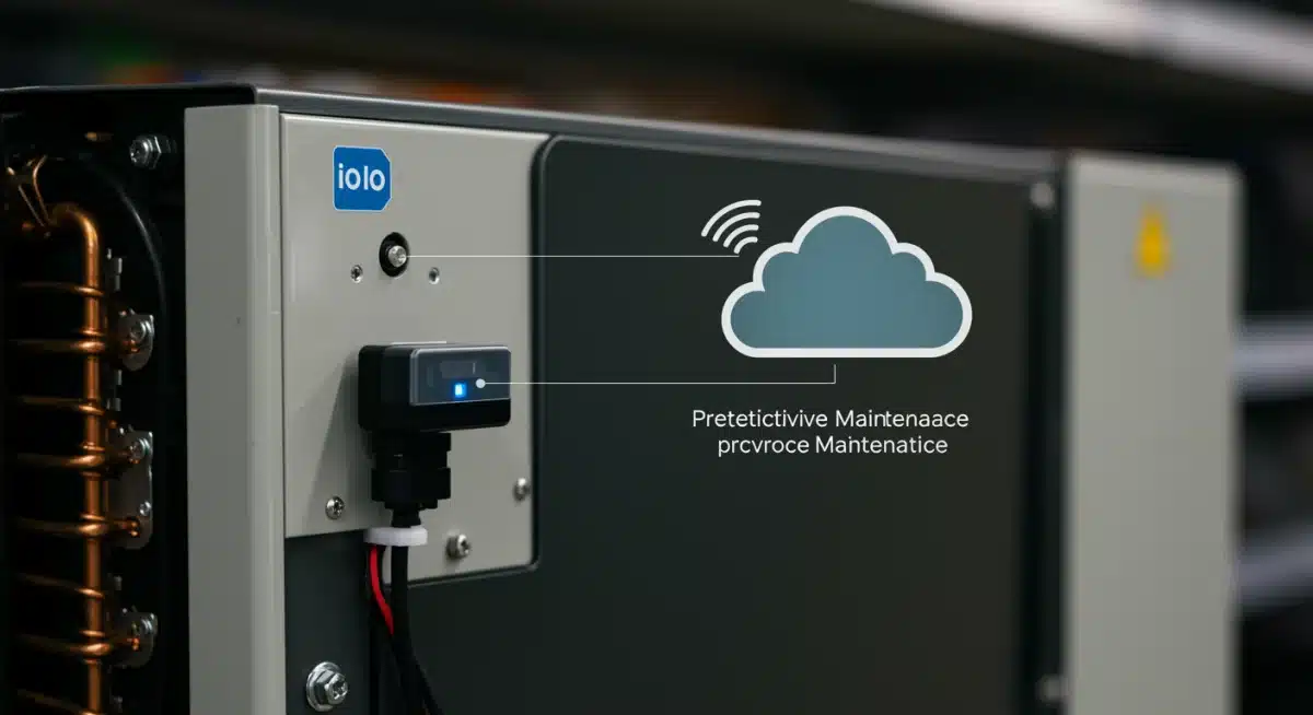 IoT sensor monitoring retail equipment for predictive maintenance data
