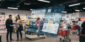 Digital dashboard showing personalized marketing automation strategies for customer loyalty in US retail.