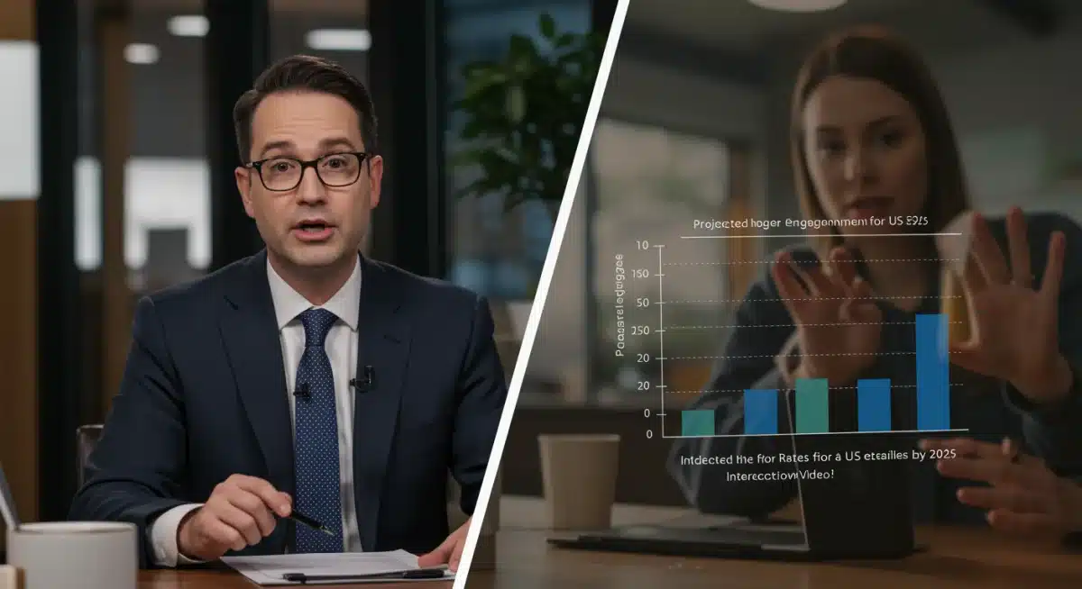 Retail expert discussing livestream shopping and engagement rate projections