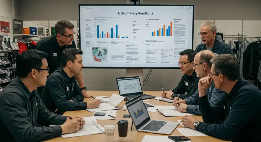 Retail Tech Compliance: Navigating US Data Privacy Laws in 2025