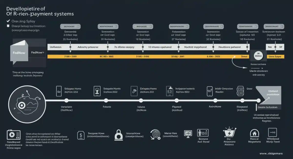 Timeline of real-time payment system adoption and key milestones in the US
