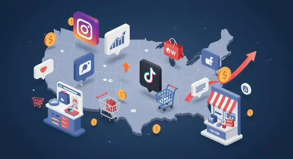 Social Commerce in US: 2025 Market Share to Hit 20% Growth